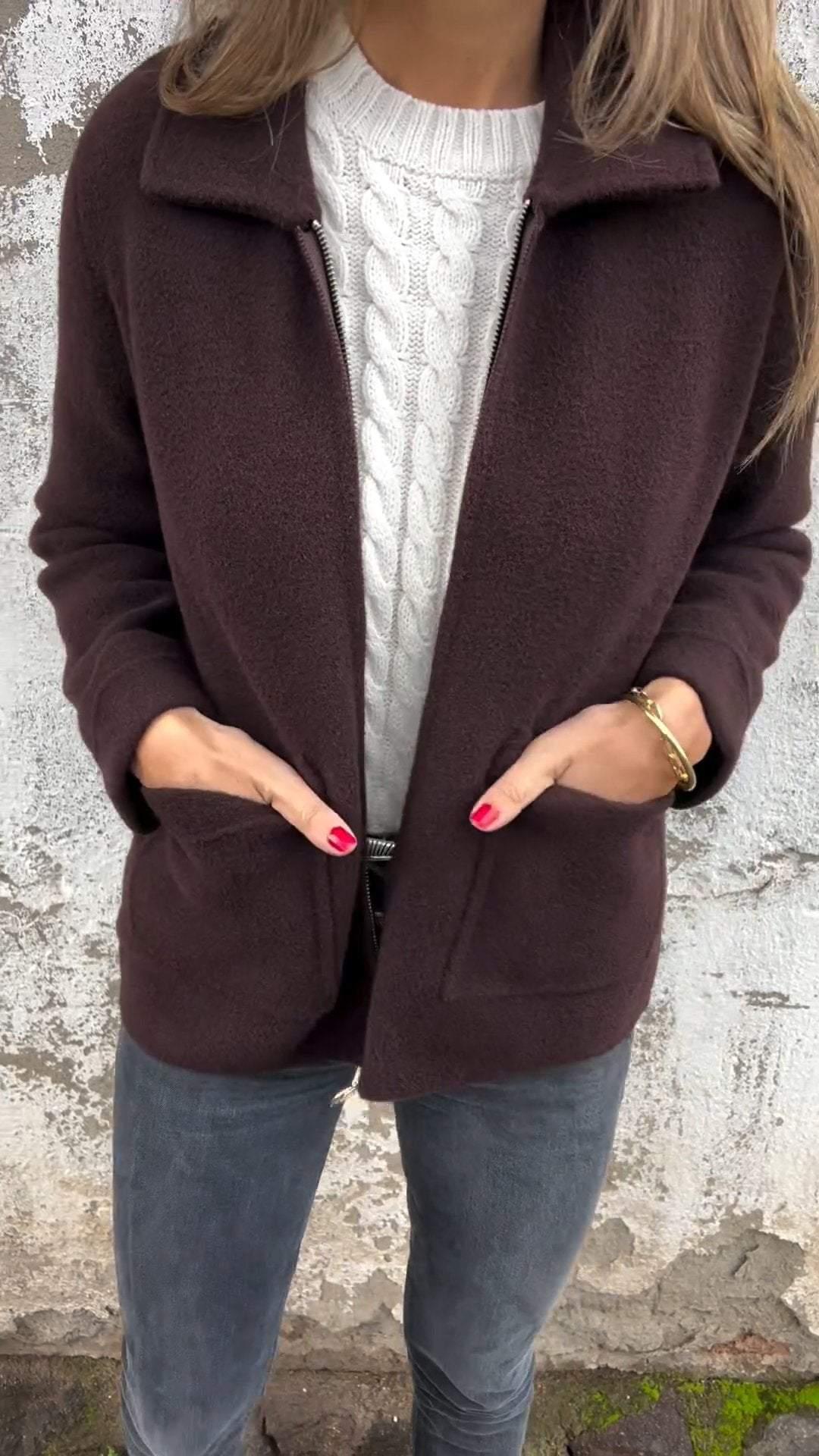 Camila - Women's Cardigan Jacket for Any Occasion (Plus Size Available)