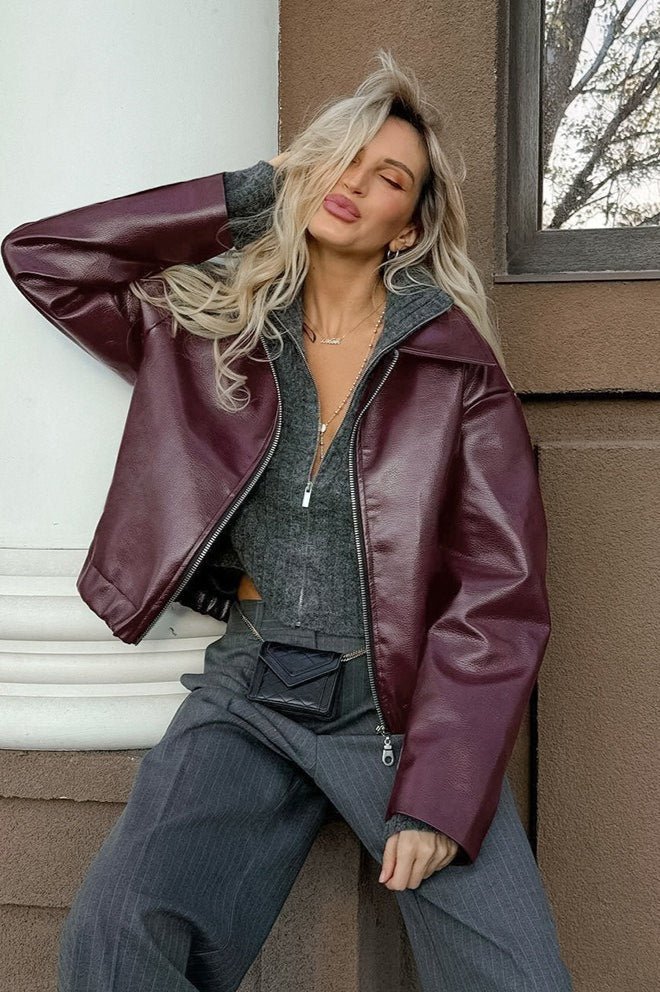 Noreen - Women's Relaxed Jacket with Zip Front - photo 8