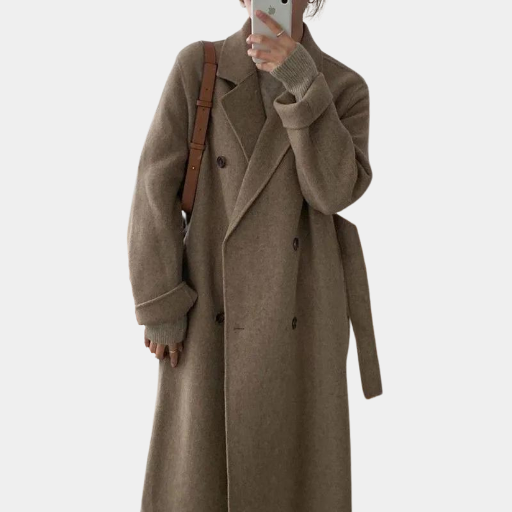 Novalie - Women's Coat with Button Front - photo 1