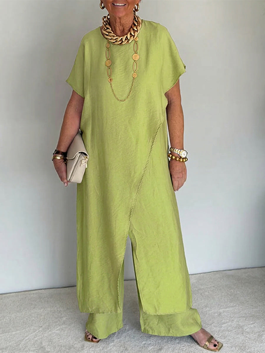 Women's Asymmetric Split Front Dress