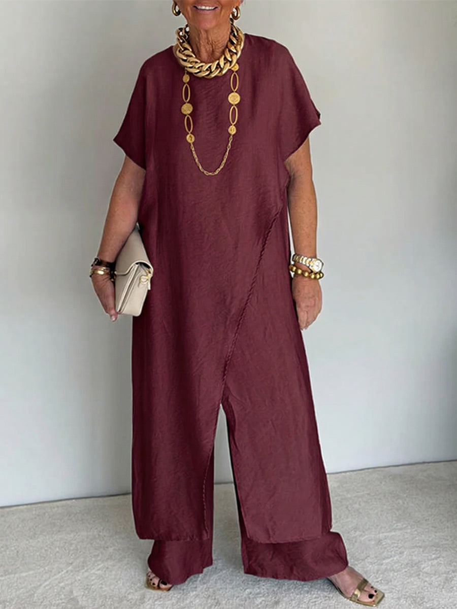 Women's Asymmetric Split Front Dress