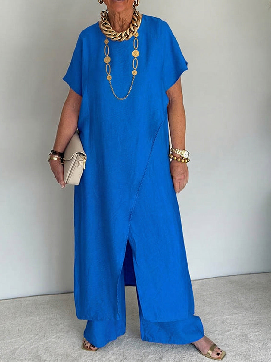 Women's Asymmetric Split Front Dress
