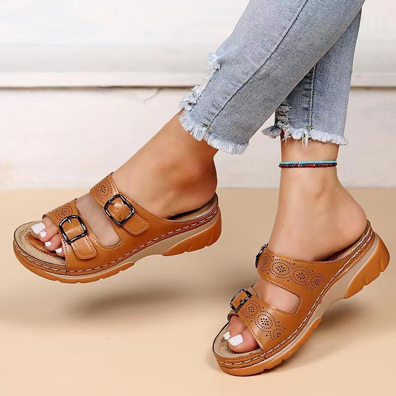 Orthopedic Leather Sandals - photo 1