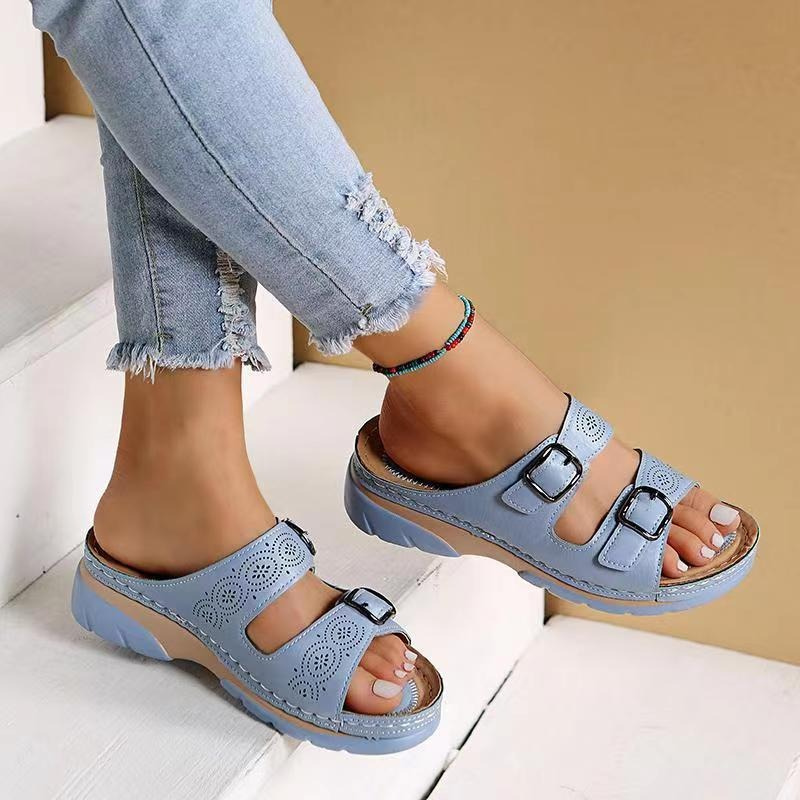 Orthopedic Leather Sandals - photo 3