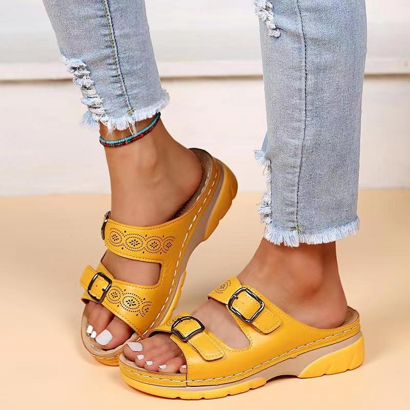 Orthopedic Leather Sandals - photo 4