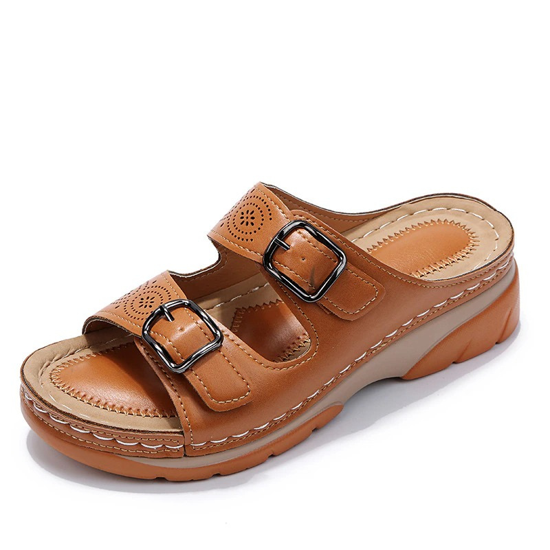 Orthopedic Leather Sandals - photo 5