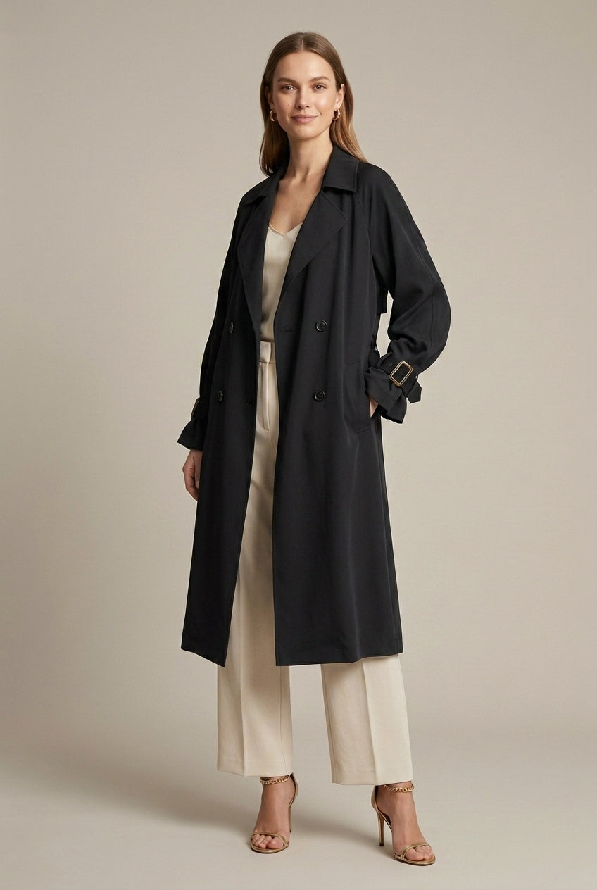 Pansy - Women's Relaxed Trench Coat - photo 2