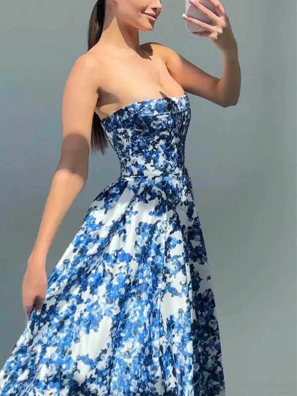 Ariana - Women's Strapless Maxi Dress
