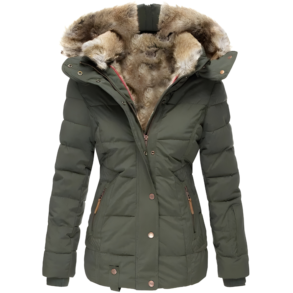 Patricia - Women's Quilted Hooded Winter Jacket - photo 9
