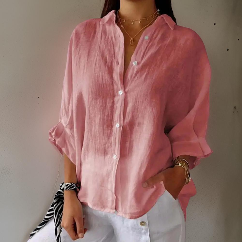 Sophia - Women's Timeless Cotton Blend Blouse