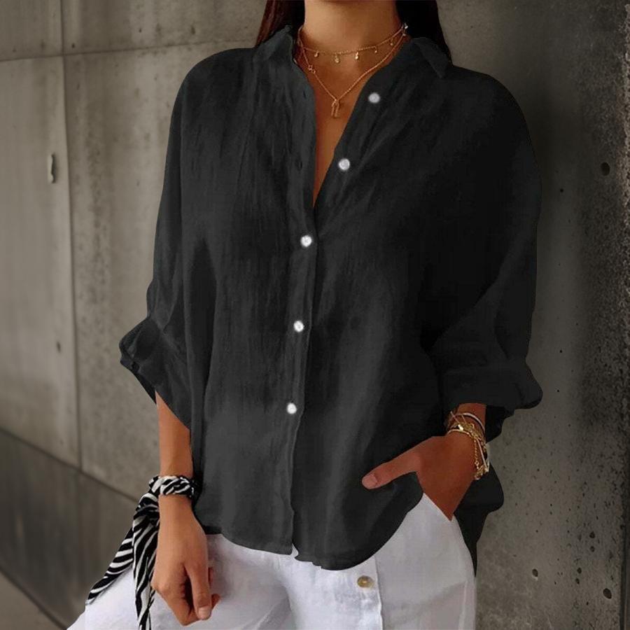 Sophia - Women's Timeless Cotton Blend Blouse