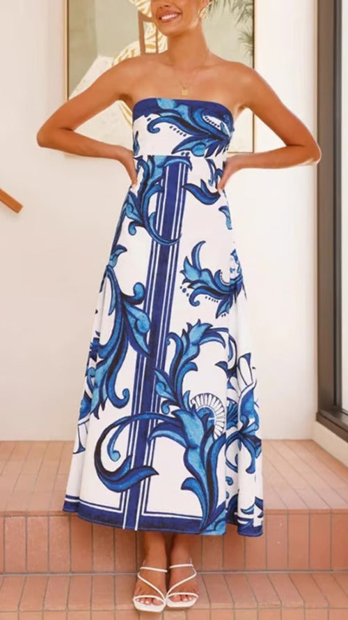 Poppy - Women's Strapless Maxi Dress - photo 4