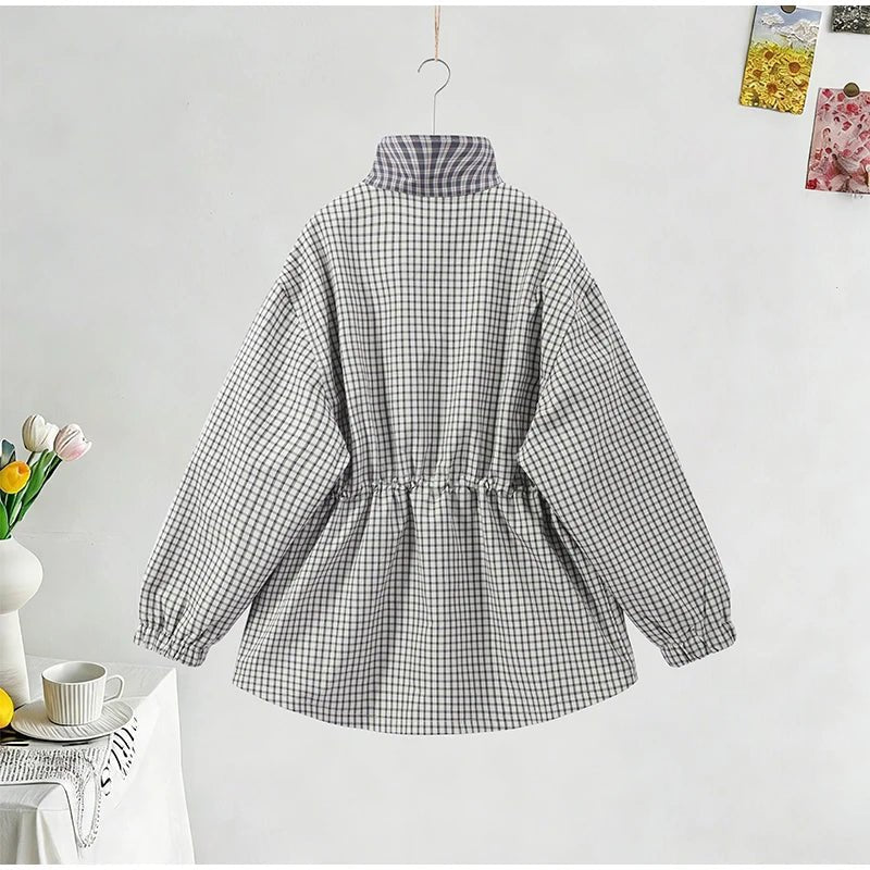 Quinn - Women's Wrap Jacket with Button Front - photo 6