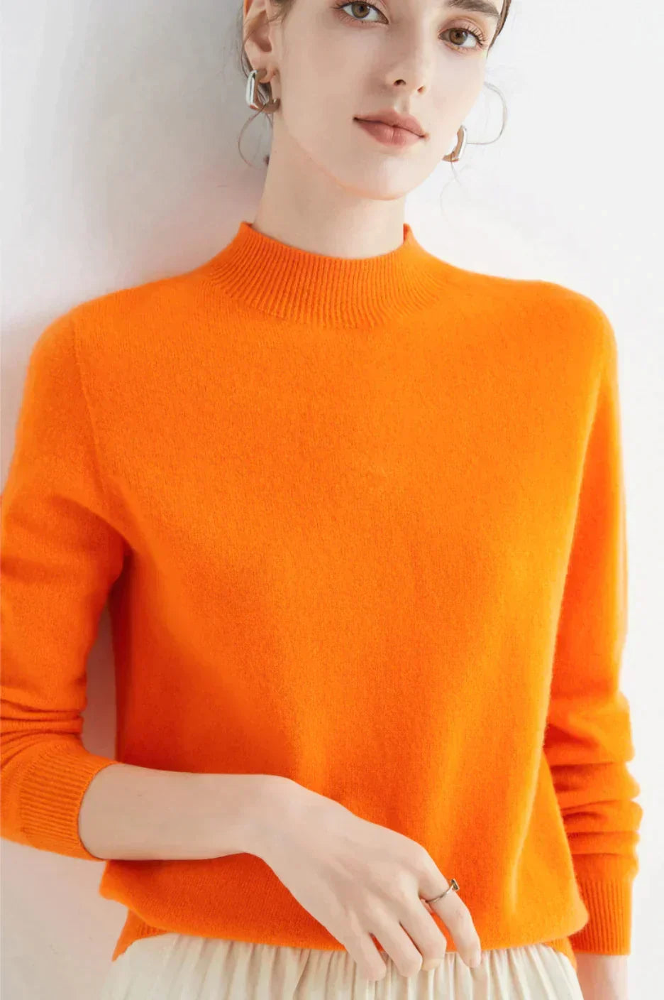 Rachael - Women's Jumper with Roll Neck - photo 1