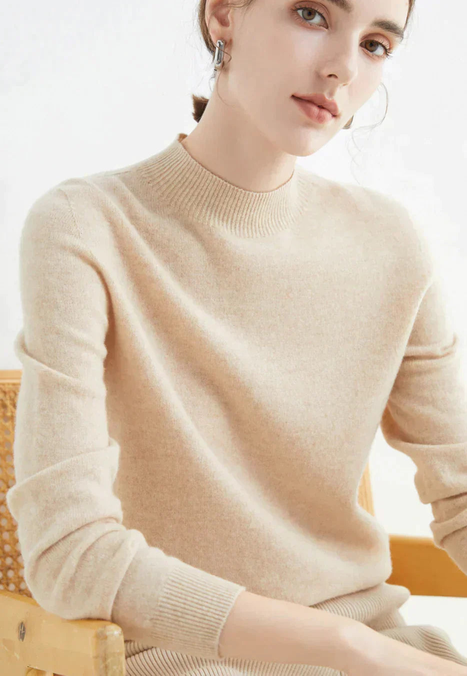 Rachael - Women's Jumper with Roll Neck - photo 14