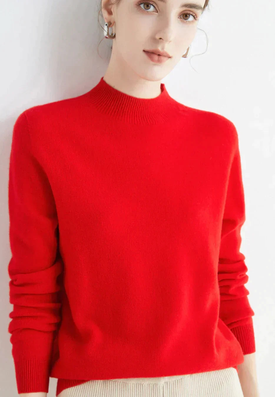 Rachael - Women's Jumper with Roll Neck - photo 5