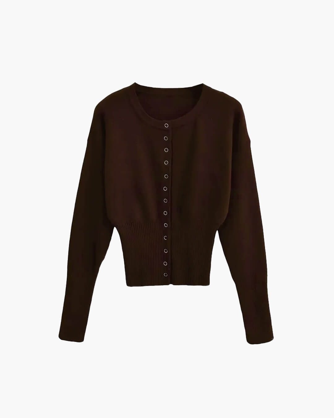 Rosa - Women's Cardigan in Knit with Button Front - photo 5