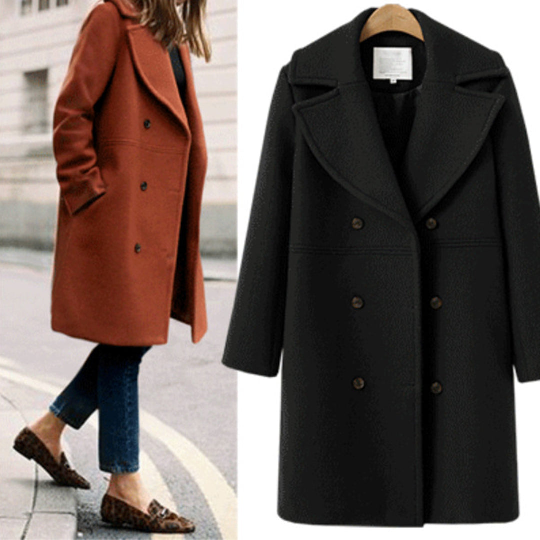 Rosalie-Mae - Women's Relaxed Coat with Button Front - photo 1