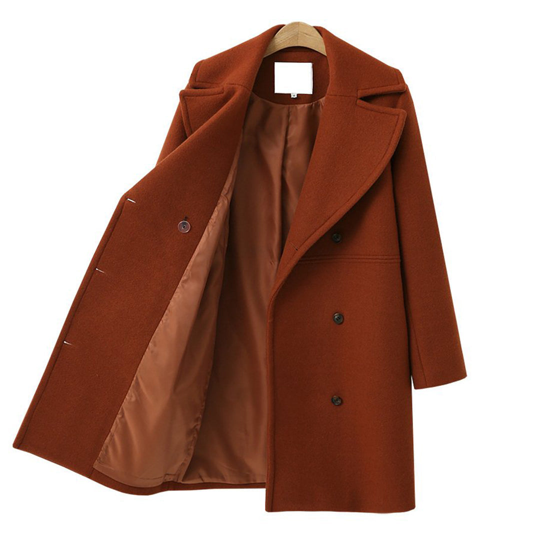 Rosalie-Mae - Women's Relaxed Coat with Button Front - photo 11