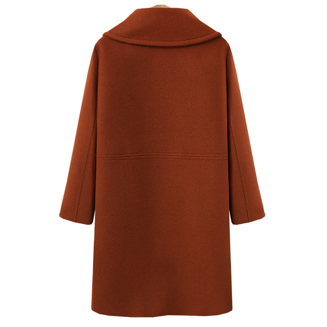 Rosalie-Mae - Women's Relaxed Coat with Button Front - photo 12