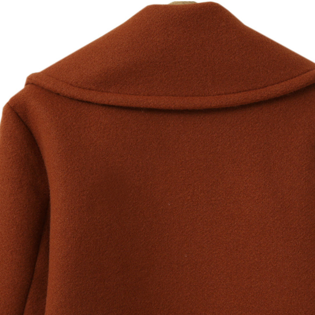 Rosalie-Mae - Women's Relaxed Coat with Button Front - photo 7