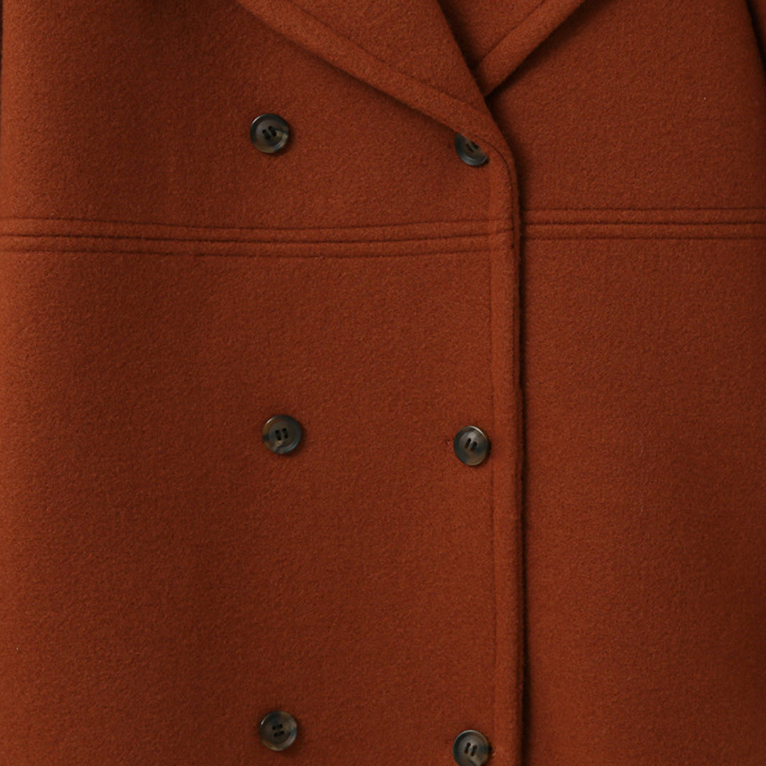 Rosalie-Mae - Women's Relaxed Coat with Button Front - photo 9