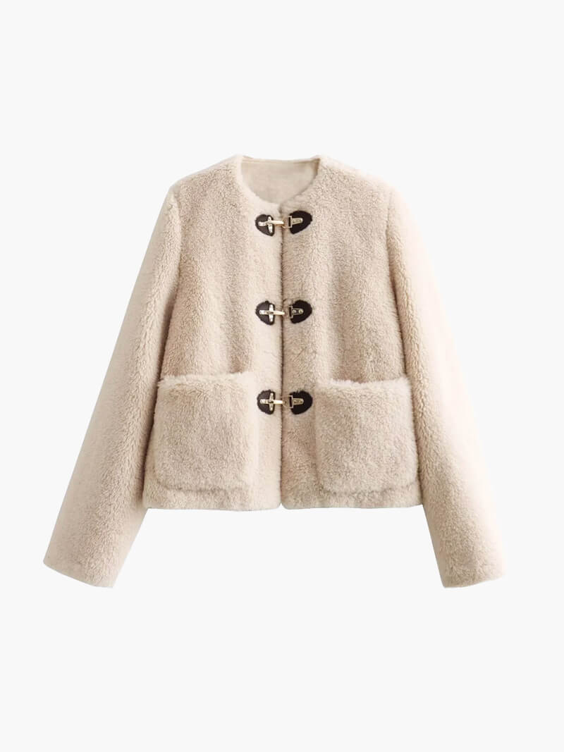 Rosalie - Women's Wrap Jacket with Collar - photo 1
