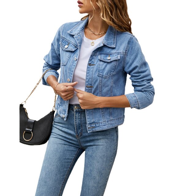 Rosie - Women's Relaxed Jacket with Side Pockets - photo 3