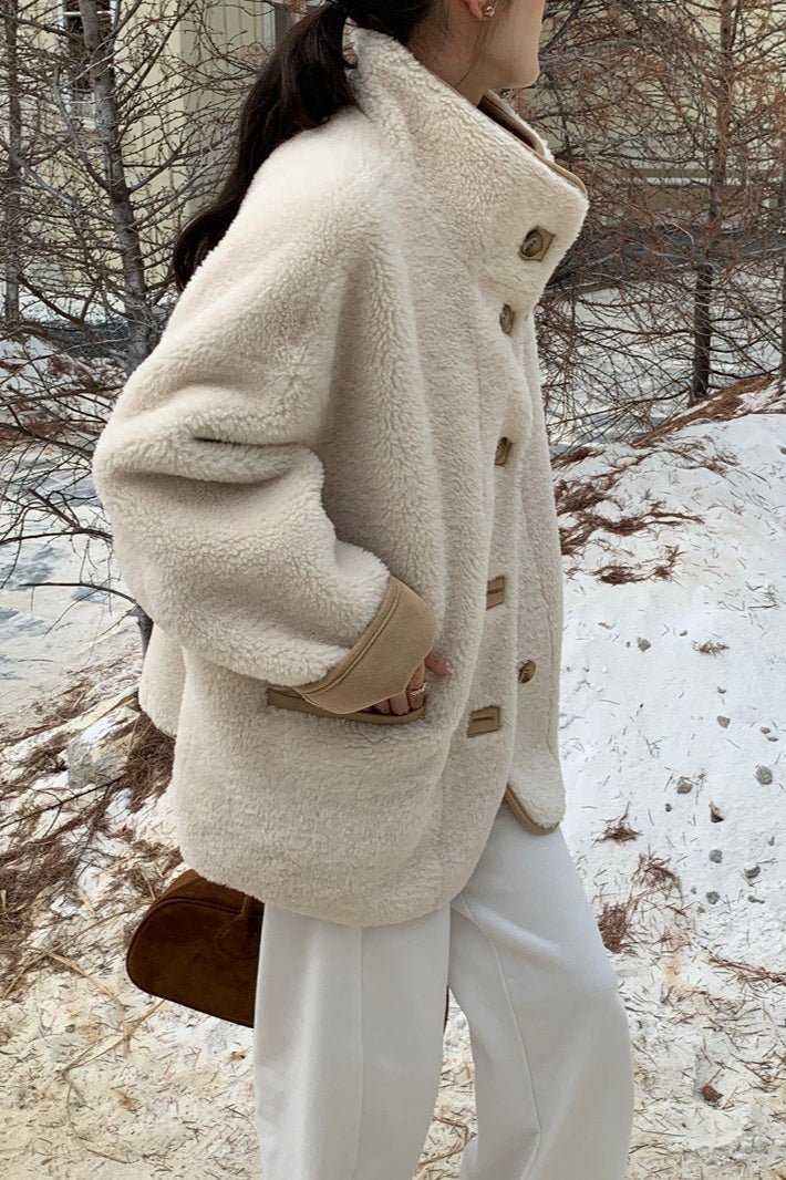 Roxane - Women's Coat with Collar - photo 3