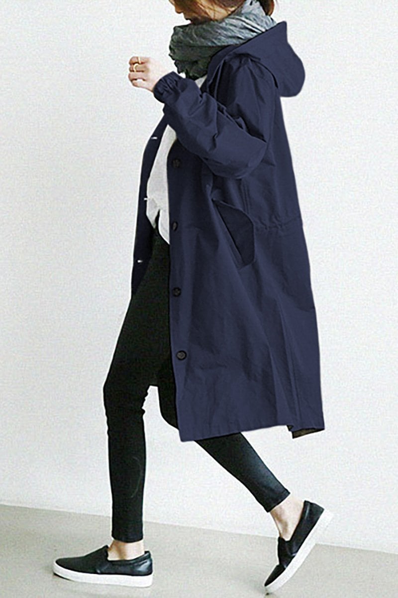 Roxie - Women's Casual Long Hooded Coat - photo 4