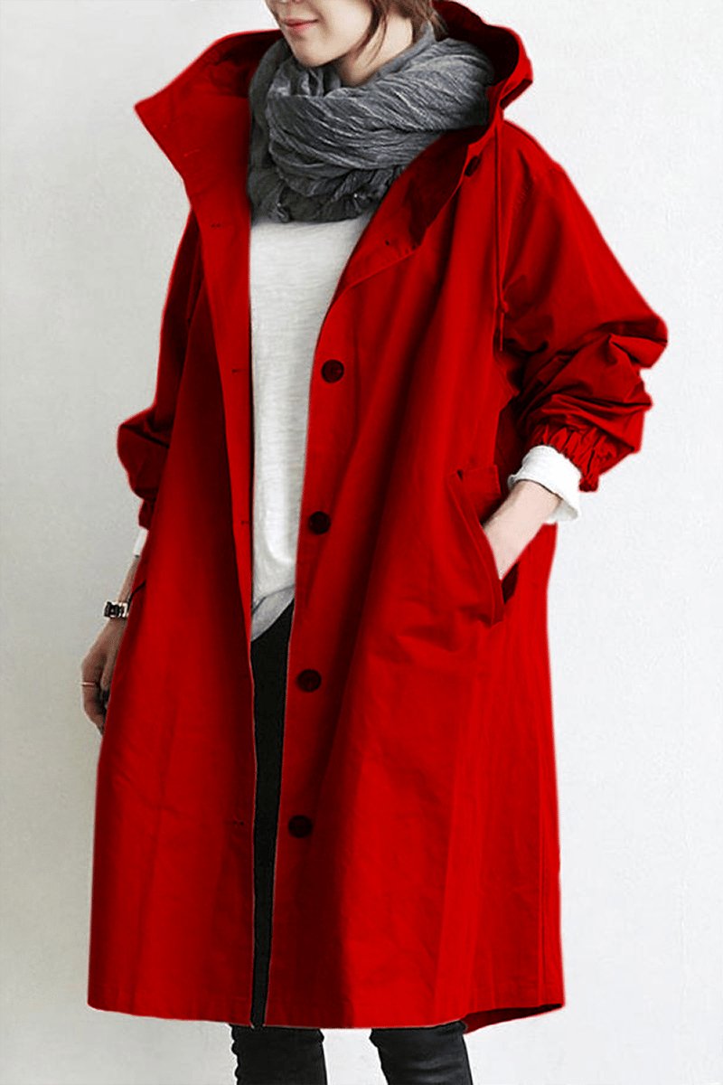 Roxie - Women's Casual Long Hooded Coat - photo 6