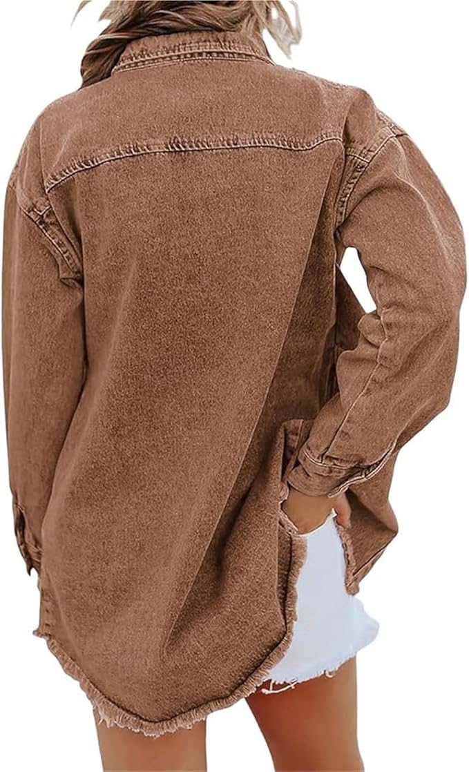 Rune - Women's Relaxed Jacket with Button Front - photo 9