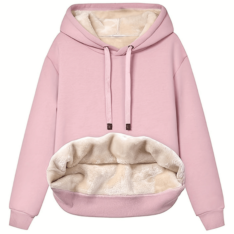 Saffron - Women's Relaxed Hoodie with a Reversible Finish - photo 1