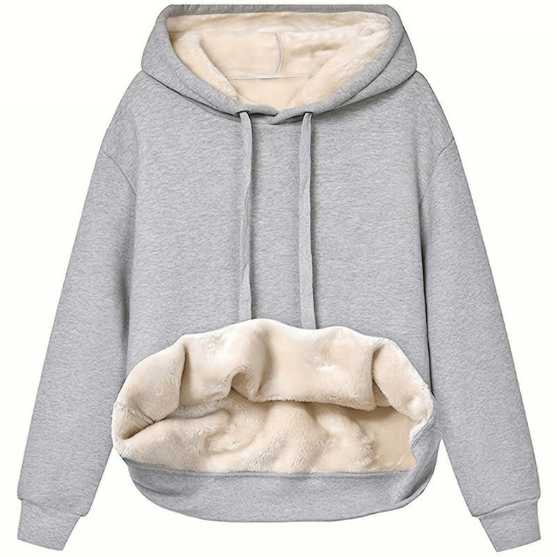 Saffron - Women's Relaxed Hoodie with a Reversible Finish - photo 6