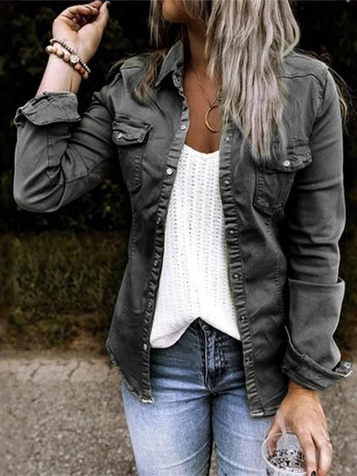 Sarah - Women's Button-Down Utility Shirt - photo 2