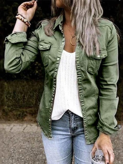 Sarah - Women's Button-Down Utility Shirt - photo 3
