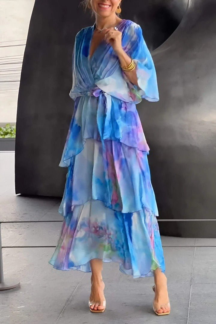 Fern - Women's Multi-Colour Maxi Dress