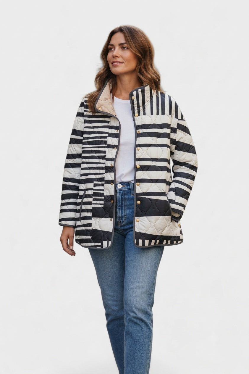 Colette - Women's Puffer Jacket with Zip Front - photo 2