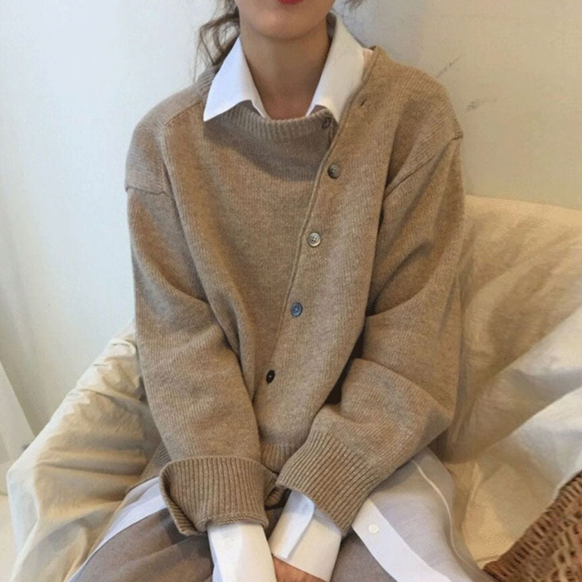 Ellie - Women's Slim Fit Knit Cardigan for Winter