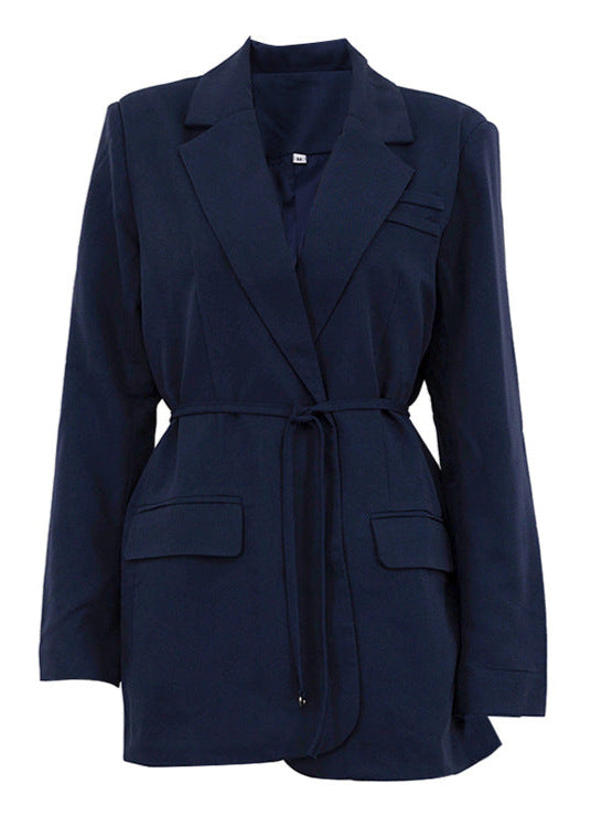 Seren - Women's Long Sleeve Blazer Wrap Dress - photo 6