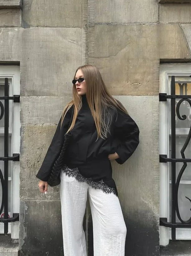 Sienna - Women's Bomber Jacket with Zip Front - photo 5