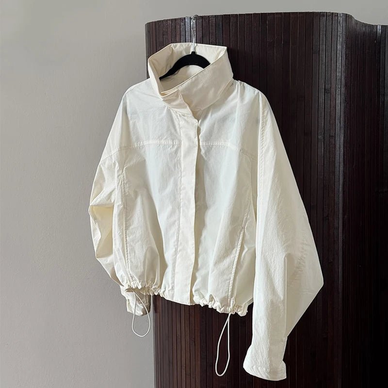 Sienna - Women's Bomber Jacket with Zip Front - photo 6