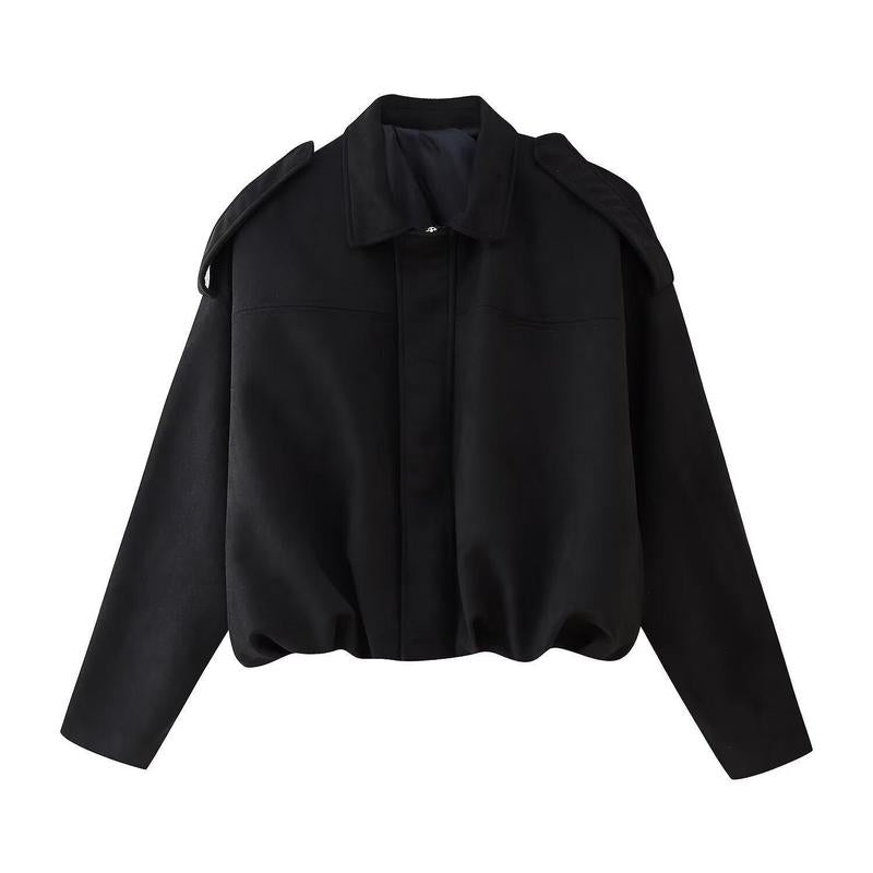 Sierra - Women's Relaxed Bomber Jacket with Zip Front - photo 3