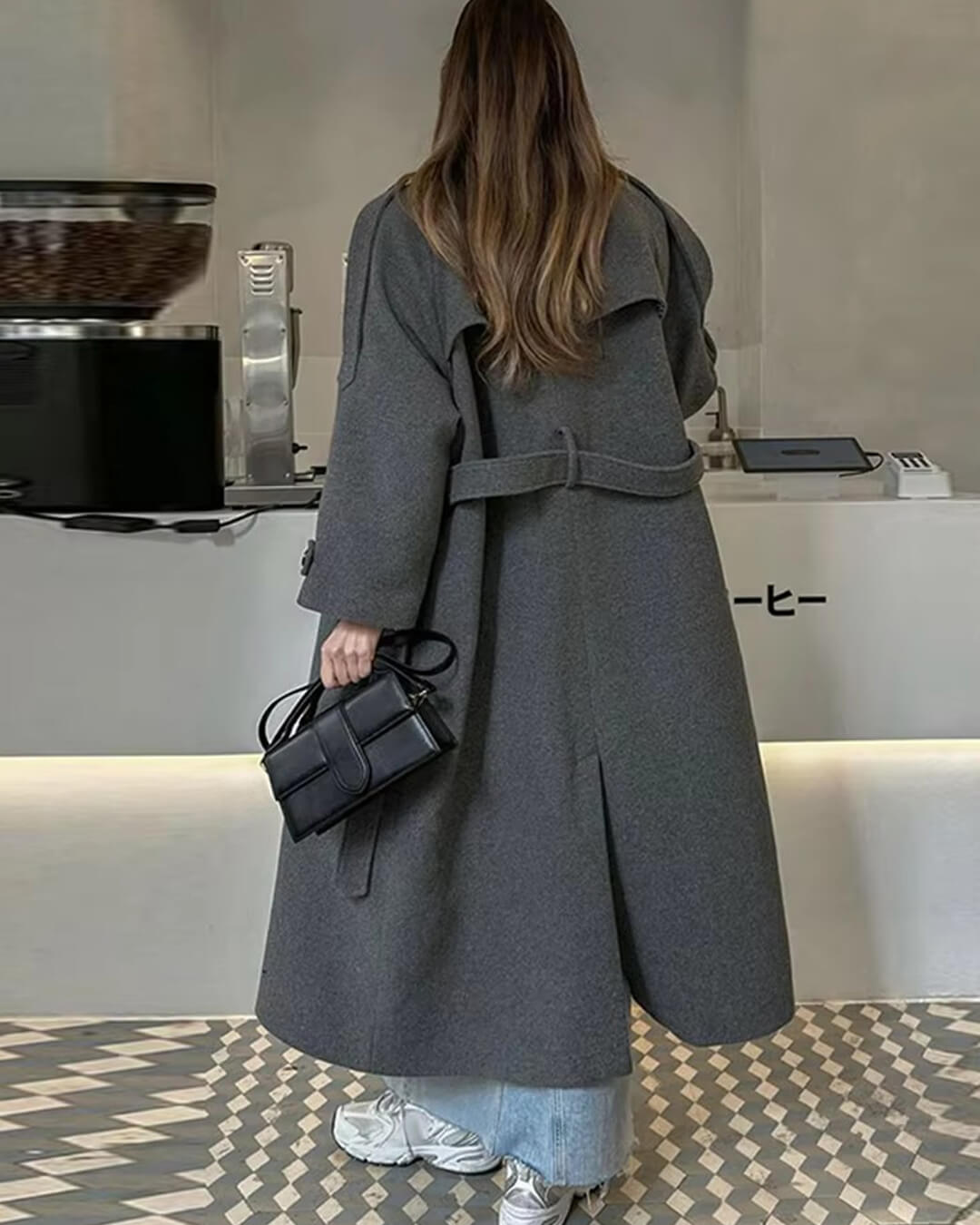 Siri - Women's Coat with Tie Belt - photo 4