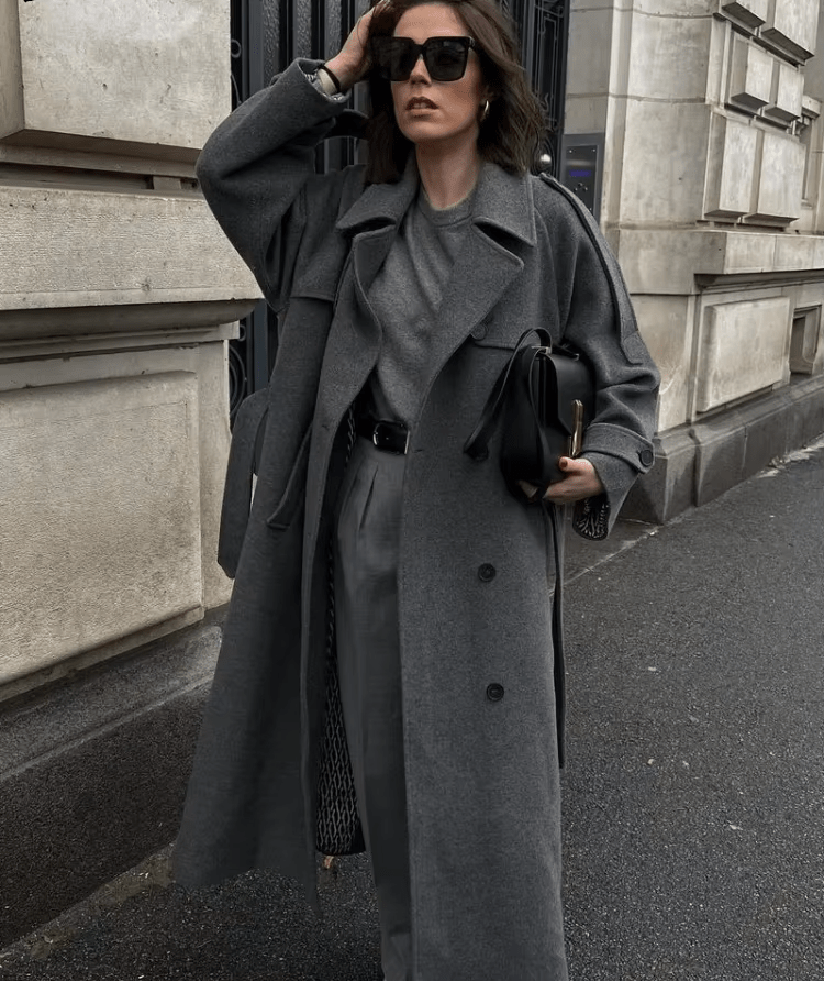 Siri - Women's Coat with Tie Belt - photo 5