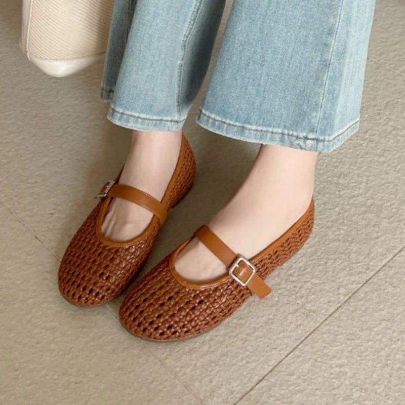 Ballerine da donna in mesh