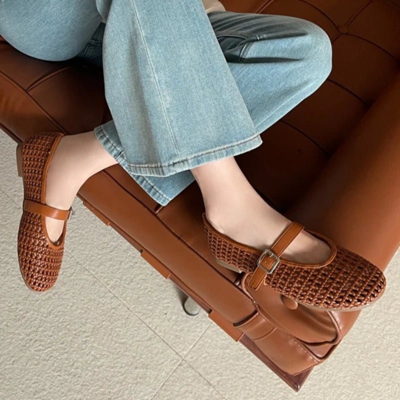 Ballerine da donna in mesh
