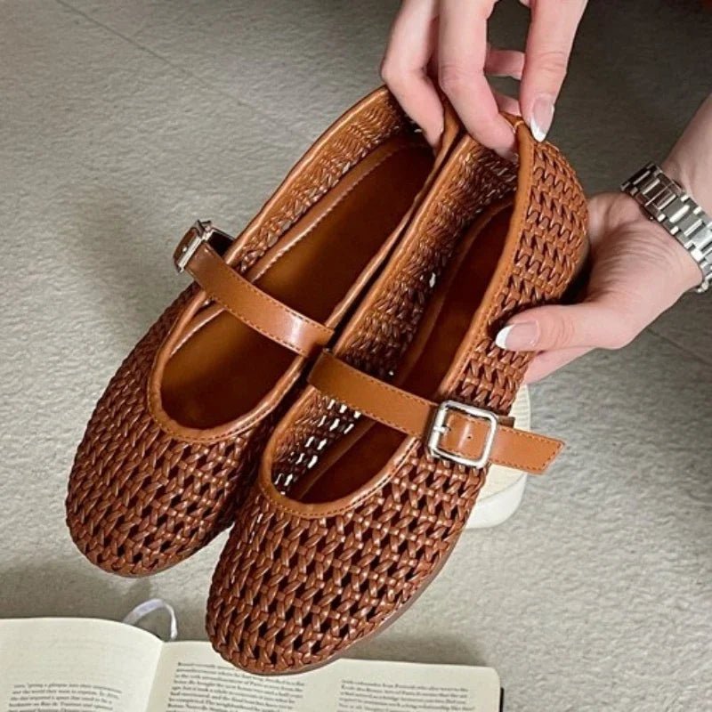 Ballerine da donna in mesh