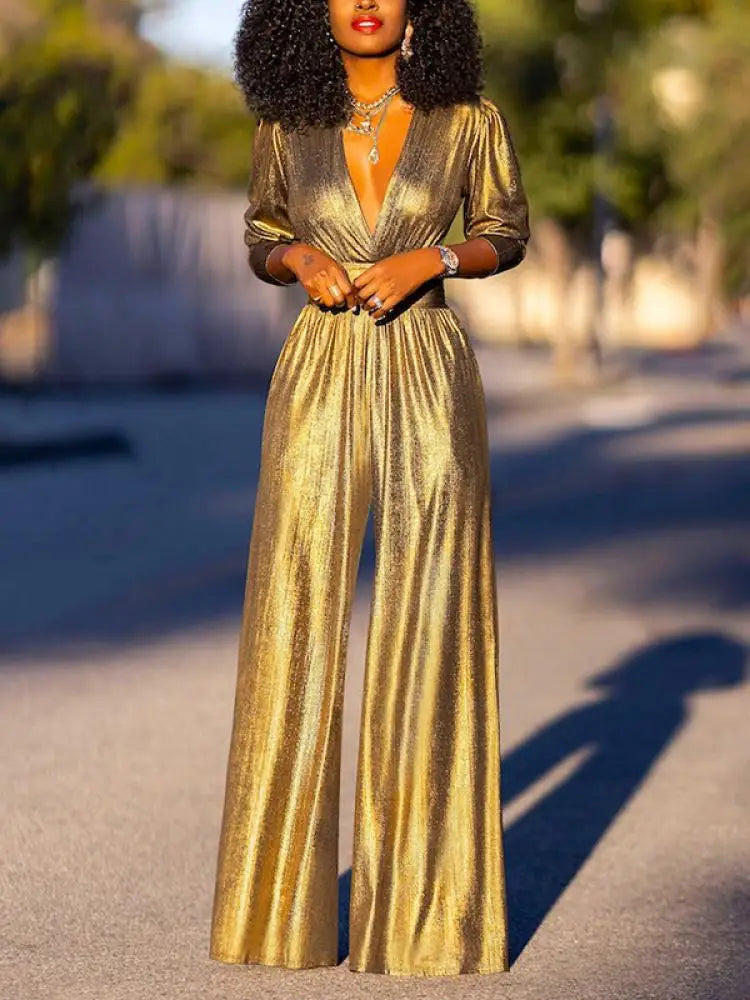 Sonya - Women's Elegant Pleated Jumpsuit - photo 5