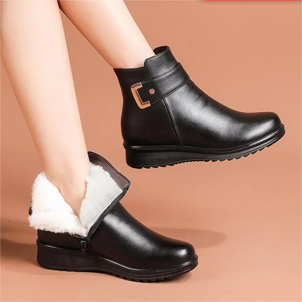 Barbara - Women's Plush-Lined Ankle Boots